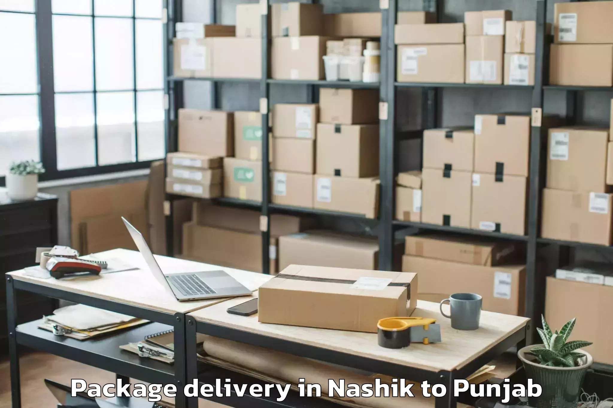 Hassle-Free Nashik to Sant Baba Bhag Singh Universit Package Delivery